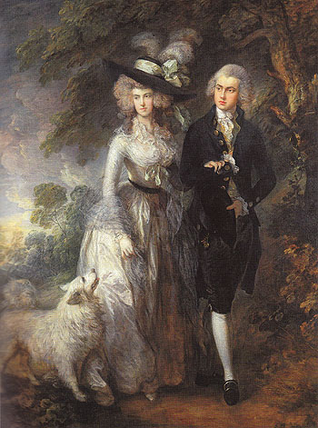 The Morning Walk Mr and Mrs William Hallett 1785 - Thomas Gainsborough reproduction oil painting