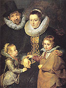The Family of Jan Breugel the Elder c1612 - Peter Paul Rubens