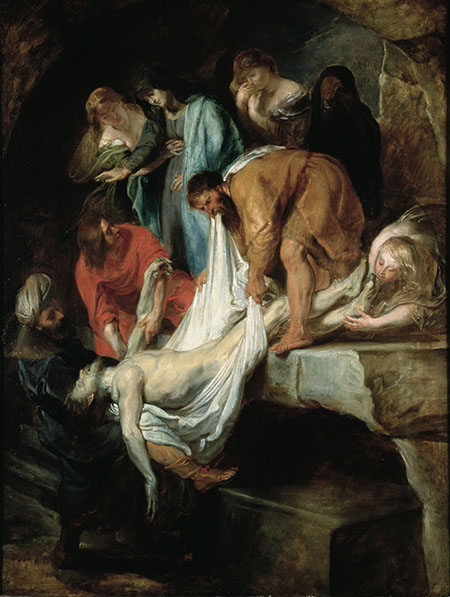 The Entombment c1615 - Peter Paul Rubens reproduction oil painting