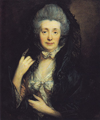 Margaret Burr Mrs Gainsborough c1779 - Thomas Gainsborough reproduction oil painting