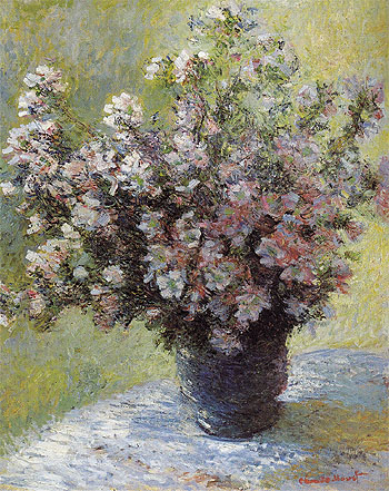 Vase of Flowers c1881 - Claude Monet reproduction oil painting
