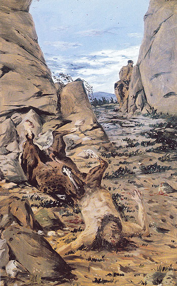 The Dying Centaur 1909 - Giorgio de Chirico reproduction oil painting