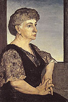 Portrait of the Artists Mother 1911 - Giorgio de Chirico