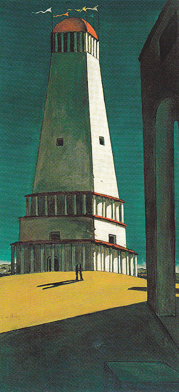 The Nostalgia of the Infinite 1912 - Giorgio de Chirico reproduction oil painting