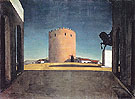 The Red Tower 1913 - Giorgio de Chirico reproduction oil painting