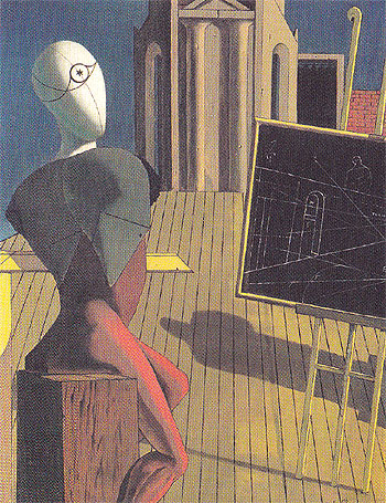 The Seer c1914 - Giorgio de Chirico reproduction oil painting
