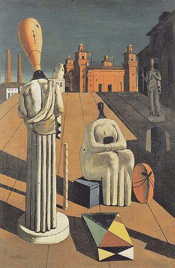The Disquieting Muses 1918 - Giorgio de Chirico reproduction oil painting