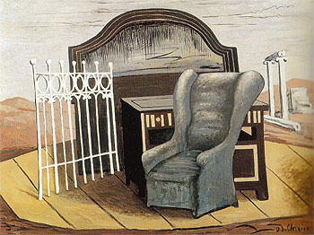 Furniture in the Valley 1927 - Giorgio de Chirico reproduction oil painting