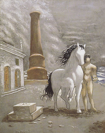 On the Shores of Thessaly 1926 - Giorgio de Chirico reproduction oil painting