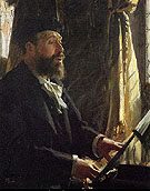 A Portrait of Jean Baptiste Faure - Anders Zorn