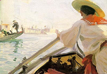 In my Gondola - Anders Zorn reproduction oil painting