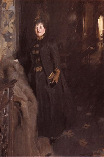 Madame Clara Rikoff 1889 - Anders Zorn reproduction oil painting