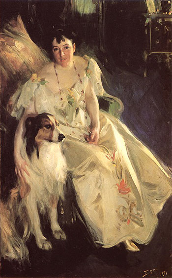 Mrs Bacon 1897 - Anders Zorn reproduction oil painting