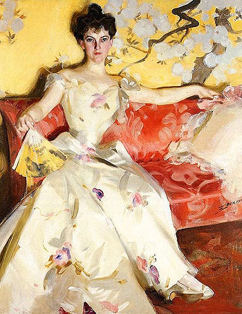 Portrait of Elizabeth Sherman Cameron - Anders Zorn reproduction oil painting