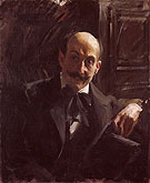 Portrait of Max Liebermann 1891 - Anders Zorn reproduction oil painting