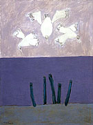 Birds Over Sea (Sky) 1957 - Milton Avery reproduction oil painting