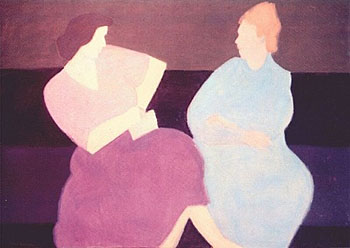 Conversation 1956 - Milton Avery reproduction oil painting
