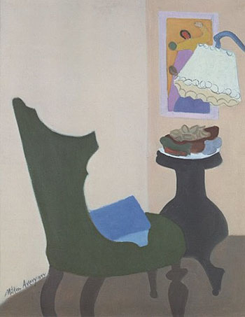 Green Chair 1944 - Milton Avery reproduction oil painting