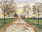 Fall Evening 1892 - Ferdinand Hodler reproduction oil painting