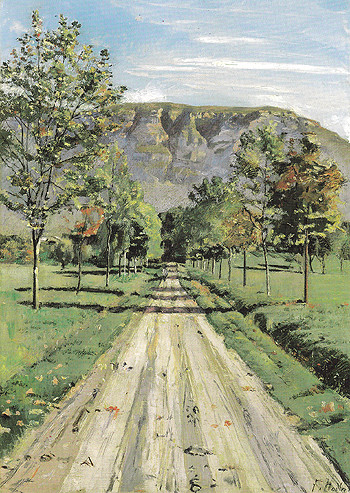 Road to Evordes 1890 - Ferdinand Hodler reproduction oil painting
