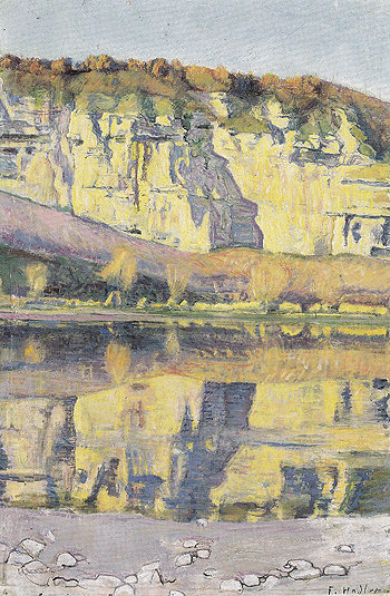 Outing on the Rhone 1891 - Ferdinand Hodler reproduction oil painting