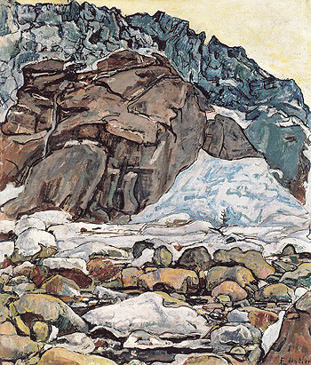 Grindelwald Glacier 1912 - Ferdinand Hodler reproduction oil painting