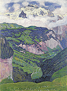 Jungfrau from Isenfluh 1902 - Ferdinand Hodler