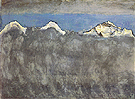 Eiger Monch and Jungfrau above a Sea of Fog 1908 - Ferdinand Hodler