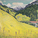 Kiental with Blumlisalp 1902 - Ferdinand Hodler reproduction oil painting