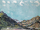 Landscape near Champery 1913 - Ferdinand Hodler