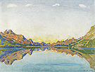 Lake Silvaplana in Fall 1907 - Ferdinand Hodler