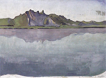 Lake Thun with Stockhorn Range 1910 - Ferdinand Hodler reproduction oil painting