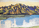 Grammont in the Morning Sun 1917 - Ferdinand Hodler reproduction oil painting