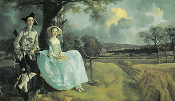 Mr and Mrs Andrews c1748 - Thomas Gainsborough reproduction oil painting