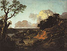 River Landscape with Rustic Lovers c1754 - Thomas Gainsborough