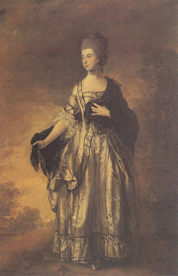 Isabella Viscountess Molyneux 1769 - Thomas Gainsborough reproduction oil painting