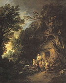 The Cottage Door 1780 - Thomas Gainsborough reproduction oil painting