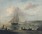 Coastal Scene a Calm 1783 - Thomas Gainsborough reproduction oil painting