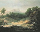 Mountain Landscape with Shepherd 1783 - Thomas Gainsborough reproduction oil painting