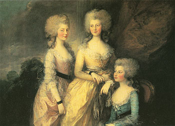 The Three Elder Princesses 1784 - Thomas Gainsborough reproduction oil painting