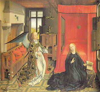 The Annunciation - Van Der Weyden reproduction oil painting
