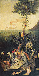 The Ship of Fools - Hieronymus Bosch reproduction oil painting