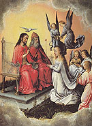 Coranation of the Virgin 1504 - Michael Sittow reproduction oil painting