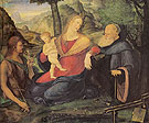 The Virgin and Child between St John the Baptist and St Anthony Abbot - Jacopo DeBarbari reproduction oil painting