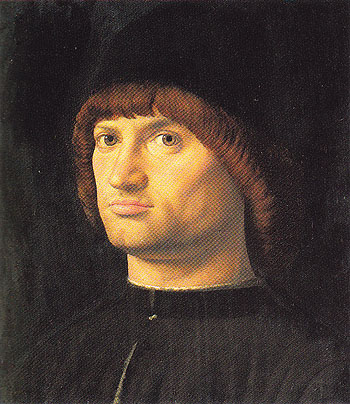 Portrait of a Man 1475 - Antonello da Messina reproduction oil painting