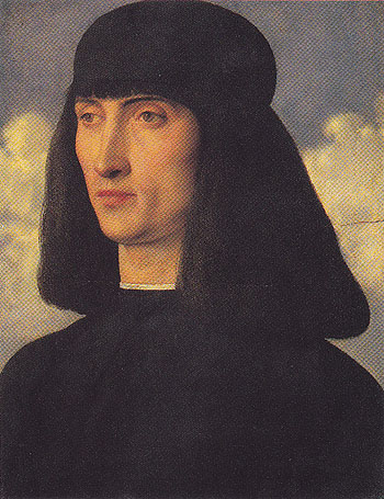 Portrait of a Man - Giovanni Bellini reproduction oil painting