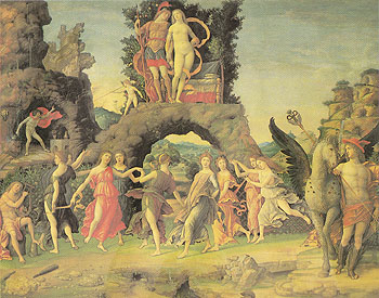 Mars and Venus - Andrea Mantegna reproduction oil painting
