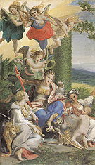 Allegory of the Virtues1529 - Antonio Allegri da Correggio