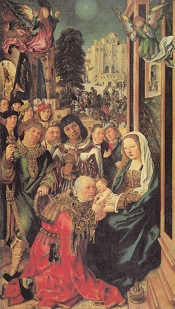 The Adoration of the Magi - Ulrich Apt The Elder reproduction oil painting