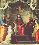 The Mystic Marriage of St Catherine of Siena with Eight St 1511 - Fra Bartolommeo